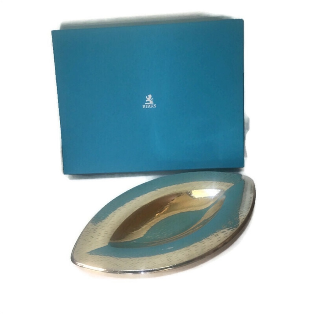 Birks Ilia Brass platter/charger made in Italy